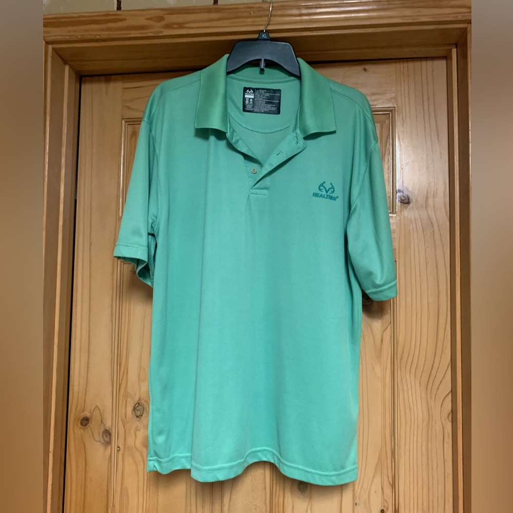 Realtree Green Polo Shirt Classic Design